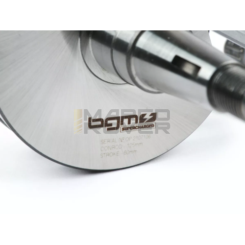 Albero motore BGM PRO, corsa 60 mm , Biella , 125mm , Spinotto , Ø 16 mm , Spalle 87.8 per Piaggio Vespa PX 80 , 125 , 150 , 200 , PE , Arcobaleno , Cosa , LML Star , Stella