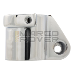 Manicotto tubo comando pattino CROMATO con supporto leva freno e devio luci per VESPA : 125 - VM1T>2T - VN1T>2T - 150 - VL1T>2T - APE 150 - AB3T>4T .