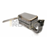 Marmitta completa,produzione mauro pascoli srl VESPA : 125 - VM1T - VM2T - 150 - VL1T , adattabile a vespa  125 - VN1T > VN2T - 150 - VL2T > VL3T - VB1T .