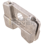 Tassello supporto guida viti di registro trasmissioni cambio,per Vespa . VESPA : V30T>33T - VU1T - VM1T>2T - VN1T>2T - VL1T>3T - VS1T - APE : AB1T>4T.