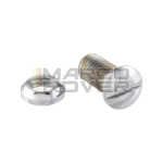 Vite con dado cromato, per unione comando marce e piastra manubrio. VESPA : V30T>33T - VU1T - VM1T>2T - VN1T>2T - VL1T>3T - APE : AB1T>4T.