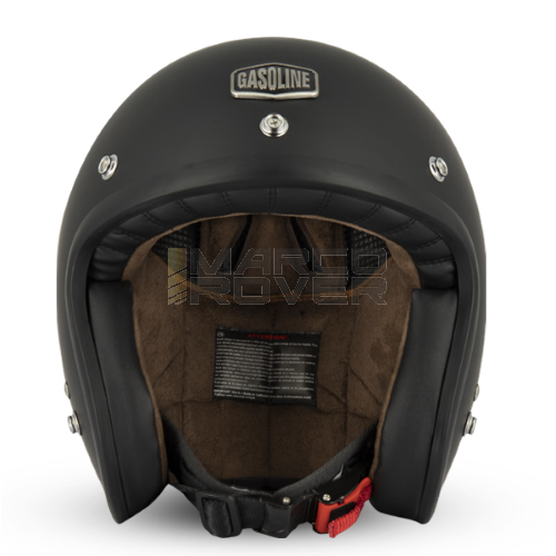 Casco Gasoline - Jet Cafe Racer S250 Black Mat 