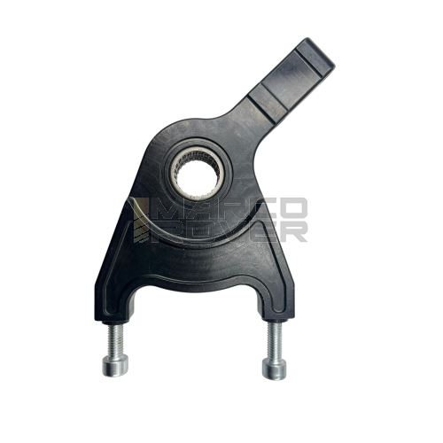 Supporto pinza 45° in acciaio per forcercella Zip, interasse 82 mm per Vespa 50 Special L N R 90 125 primavera et3  PK S