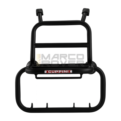 Portapacchi CUPPINI Anteriore NERO ** SENZA FARETTI ** per Piaggio Large frame PX , PE , 125 , 150 , GT , TS , VNB , VBB , GL , Sprint