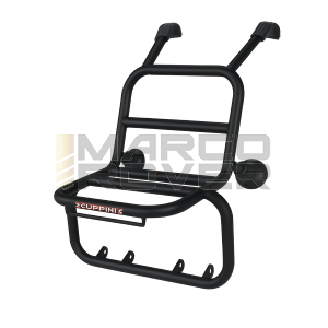 Portapacchi CUPPINI Anteriore NERO ** SENZA FARETTI ** per Piaggio Large frame PX , PE , 125 , 150 , GT , TS , VNB , VBB , GL , Sprint