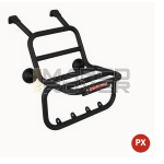 Portapacchi CUPPINI Anteriore NERO ** SENZA FARETTI ** per Piaggio Large frame PX , PE , 125 , 150 , GT , TS , VNB , VBB , GL , Sprint