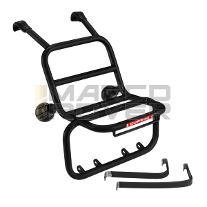 Portapacchi CUPPINI Anteriore NERO ** SENZA FARETTI ** per Piaggio Large frame PX , PE , 125 , 150 , GT , TS , VNB , VBB , GL , Sprint