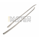 Set , Kit , Coppia Listelli Pedana RMS , in Acciaio Inox , per Fissaggio Tappetino Centrale , per Piaggio Vespa 125 GT , GTR , TS , GS 160 , Rally 200 