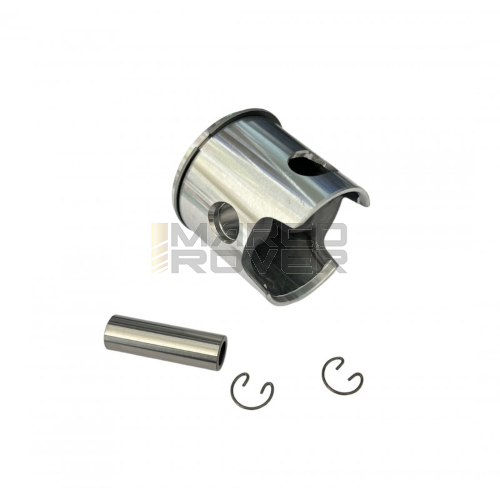 Pistone SIMONINI , Diametro Ø 47,6 mm , Mono fascia , per Cilindro SIMONINI 4 Prigionieri , per Piaggio Ciao , SI , Bravo , Boxer