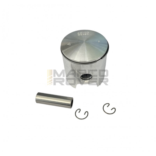 Pistone SIMONINI , Diametro Ø 47,6 mm , Mono fascia , per Cilindro SIMONINI 4 Prigionieri , per Piaggio Ciao , SI , Bravo , Boxer