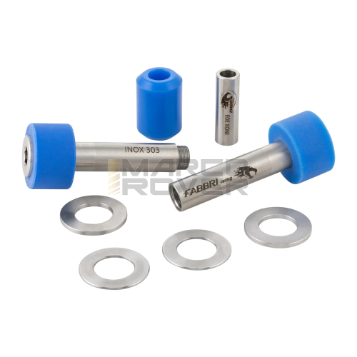 Silent Block FABBRI RACING , Colore BLU , Anti Vibrazione Motore per Carter Originali Piaggio , SIP , VMC per Vespa Small frame 50 Special , N , L , R , 90 SS , 125 Primavera , ET3 , PK , XL , XL2 