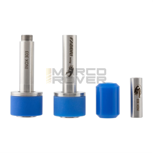 Silent Block FABBRI RACING , Colore BLU , Anti Vibrazione Motore per Carter Originali Piaggio , SIP , VMC per Vespa Small frame 50 Special , N , L , R , 90 SS , 125 Primavera , ET3 , PK , XL , XL2 
