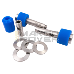 Silent block FABBRI RACING Vespa Smallframe engine with Piaggio crankcase - blue
