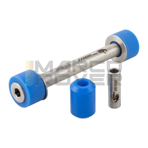 Silent Block FABBRI RACING , Colore BLU , Anti Vibrazione Motore per Carter QUATTRINI per Vespa Small frame 50 Special , N , L , R , 90 SS , 125 Primavera , ET3 , PK , XL , XL2 