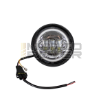 Headlight, led headlight for Vespa 125 , ET3 , Primavera round 3 lens angel eyes with conversion circuit and anti flickering