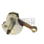 Albero Motore FABBRI , Versione PERA , Spalle Ø 87 mm , Corsa 51 Mm , Cono 20 Mm , Biella 97 Mm , Per Piaggio Vespa 50 Special , N , L , R , 90 , 125 Primavera , ET3 , Pk , Xl , Rush , Hp
