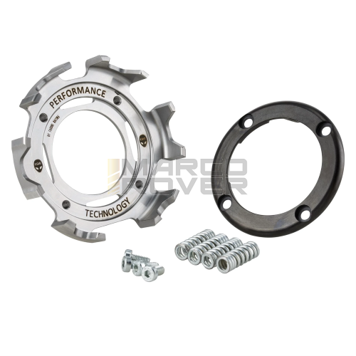 Cestello primaria CNC con kit revisione parastrappi EGIG PERFORMANCE Vespa Smallframe - con molle per Vespa 50 Special L N R 90 125 primavera et3  PK S