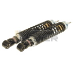 Kit pair of WHITE rear shock absorbers CPL.REGISTERABLE Vespa GT 125