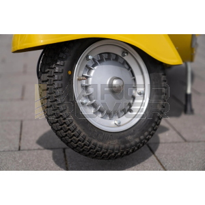 Cerchio In Lega Tubeless 2.0 SIP , 2.10 - 10 , Argento Opaco , per Piaggio Vespa 50 Special , N , L , R , 125 Primavera , ET3 , PK , PX , T5 