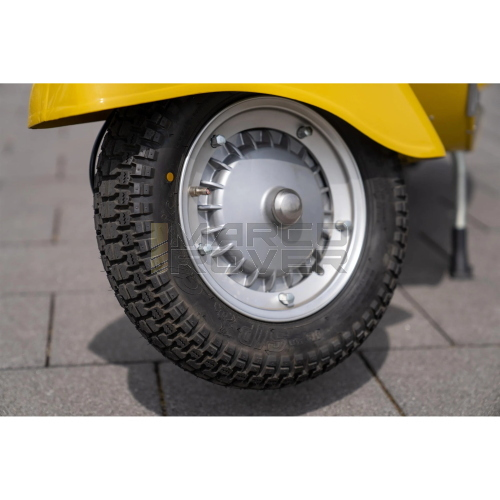 Cerchio In Lega Tubeless 2.0 SIP , 2.10 - 10 , Argento Opaco , per Piaggio Vespa 50 Special , N , L , R , 125 Primavera , ET3 , PK , PX , T5 