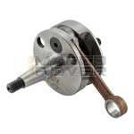 Albero motore DRT ETS anticipato, cono 20, biella 97, corsa 53, Vespa 125 ET3 Primavera