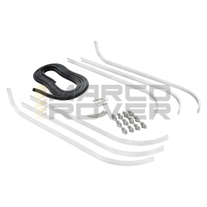 Serie Strisce Pedana , Listelli , Cromati con Puntali , Rivetti e Gomma per Piaggio Vespa 125 GT , GTR , Sprint , TS , Rally 180 , 200