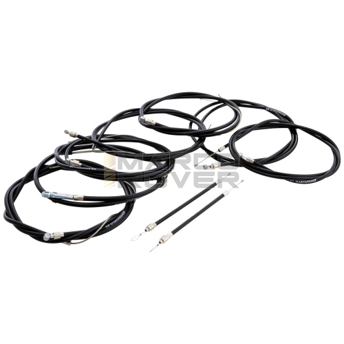 Kit cavi e guaine SIP PERFORMANCE con inserto in PE per Vespa PX 80 - 200 E Lusso - nero