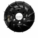 Ventola FABBRI RACING lavorata in CNC per accensione SIP - nera per Vespa 50 Special L N R 90 125 primavera et3  PK