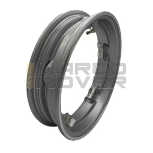Cerchio in lega tubeless 2.0  Vintage VMC 2.10-10 Vespa 50, 125 ET3 Primavera, PK, PX, T5 - grigio metallizzato 