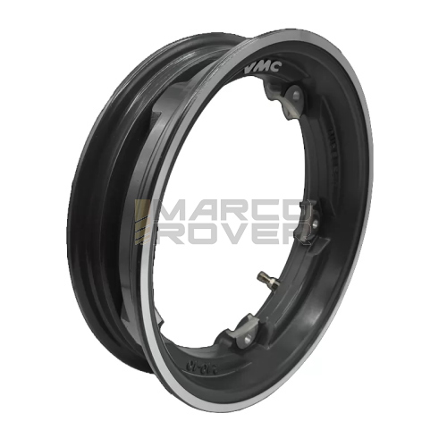Cerchio in lega tubeless 2.0  Vintage VMC 2.10-10 Vespa 50, 125 ET3 Primavera, PK, PX, T5 - Grgio scuro 