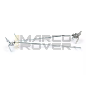 Kit Ganci Chiusura Cofani Laterali , Ganci Interni , 2 Pezzi , ( Destro e Sinistro ) per Piaggio Vespa PX 125 , 150 , 200 , T5 125 e LML Star , Stella